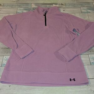 Under Armour Purple Fleece Pullover sz Small